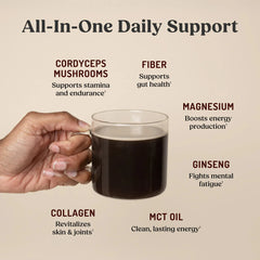 Dark Chocolate Energy Collagen Protein, 18.8 oz.