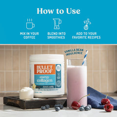 Vanilla Bean Energy Collagen Protein, 18.3 oz.