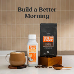 Brain Octane C8® MCT Oil and Ground Coffee